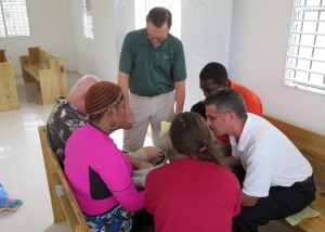 david and group prayer