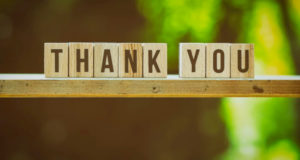 Mission: Thank You - scrabble tiles