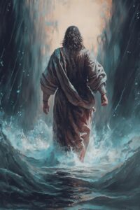Jesus walking on the water