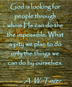 A. W. Tozer quote