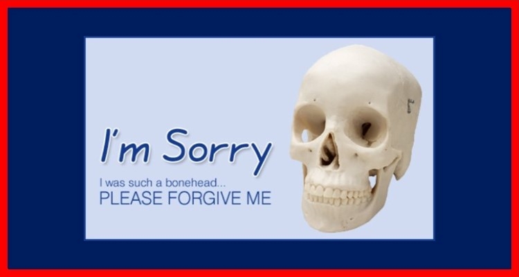 Apologies