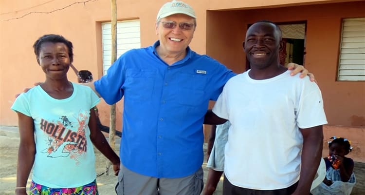 Alberto-outside-home Keith Burnett - Alberto