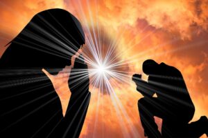 Prayer - man and woman