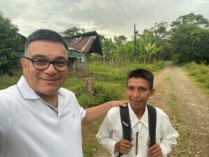 young disciple with Alfredo