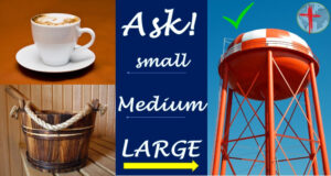 Asking - small medium large