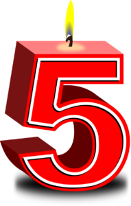 Fifth birthday