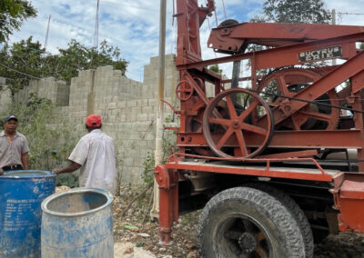 A new well being drilled